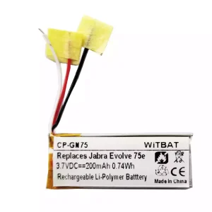 Batteri til hovedtelefoner Jabra HSC100W,Evolve 75e,AHB621333H
