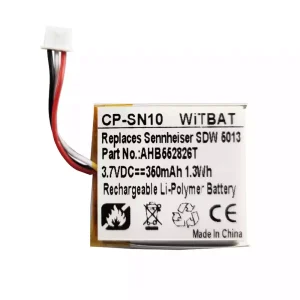 Batteri til hovedtelefoner Sennheiser GSP 350,GSP 500,GSP 670