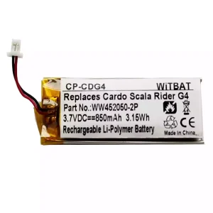 Batteri til hovedtelefoner BAT00004,BAT00002,WW452050-2P,WW452050PL-2PC