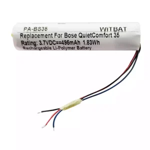 Batteri til hovedtelefoner BOSE QuietComfort 45,QC45,QuietComfort QC35 & QC35 II