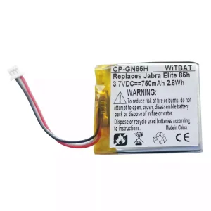 Batteri til hovedtelefoner Jabra Elite 85h,Jabra Elite 75t,Evolve2 85,PL661935V