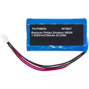 Batteri til højttaler Philips ShoqBox SB500