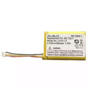 Batteri til højttaler JBL Clip 3,L0721-LF