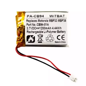 Batteri til højttaler Motorola Sonic Play 100,MBP33,MBP36,CB94-01A