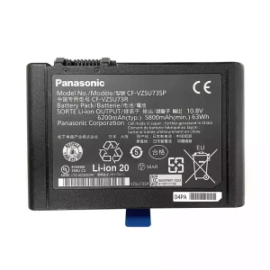 Batteri til bærbar computer PANASONIC CF-VZSU73R CF-VZSU73SP CF-VZSU73U Toughbook CF-D1