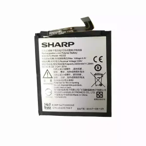 Batteri HE332 til Sharp Aquos S2