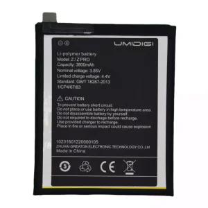 Batteri til UMIDIGI Z/ZPRO