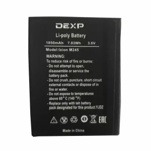 Batteri til DEXP Ixion M245