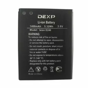 Batteri til DEXP Ixion E240