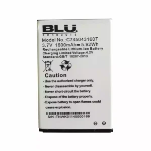 Batteri til BLU C745043160T