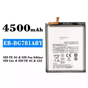 Batteri EB-BG781ABY til Samsung Galaxy A52/S20 FE 5G/S20 Fan Edition/S20 Lite/S20 FE 4G