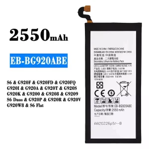 Batteri EB-BG920ABE til Samsung S6/S6 Duos/S6 Flat