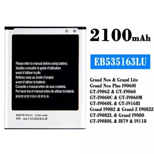Batteri EB535163LU til Samsung Grand Neo/Grand Lite/Grand Neo Plus SL31199