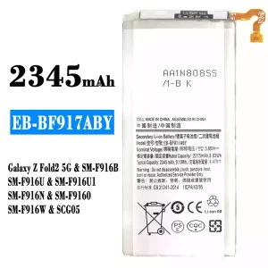 Batteri EB-BF917ABY til Samsung Galaxy Z Fold 2