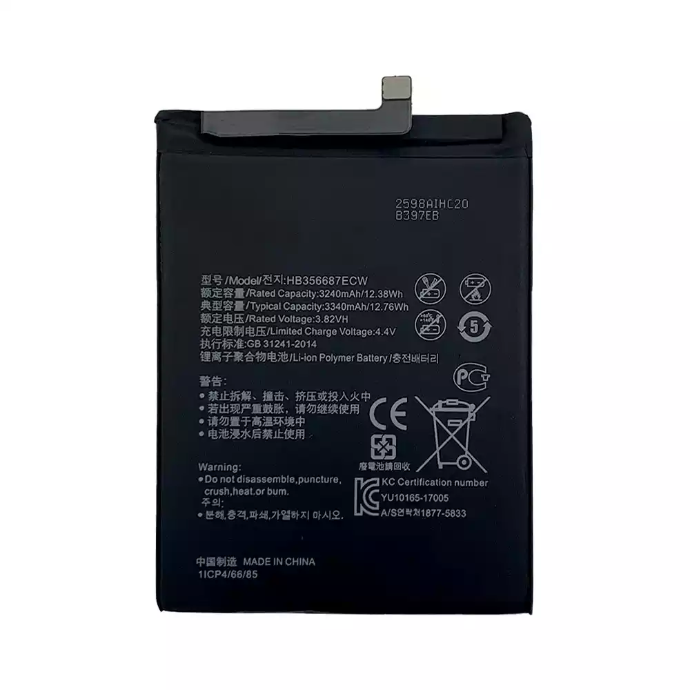 Batteri HB356687ECW til HUAWEI Nova 3i / Mate 10 Lite / Nova 2i / Honor 9i / Honor 7X / Nova 2s / nova 4e/P30 lite / P30 Lite 2020 / - Billede 4