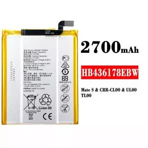 Batteri HB436178EBW til HUAWEI Mate S