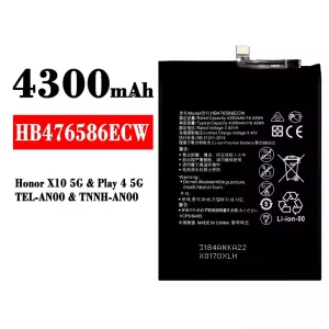Batteri HB476586ECW til HUAWEI Honor X10 5G / Play 4 5G