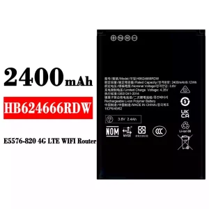 Batteri HB624666RDW til HUAWEI E5576-820 4G LTE WIFI Router