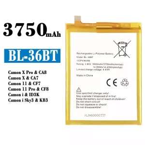 Batteri BL-36BT til Tecno Camon X Pro / Camon X / Camon 11 / Camon 11 Pro / Camon i / Camon i Sky3