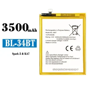 Batteri BL-34BT til Tecno KA7 / Spark 2
