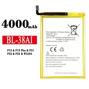 Batteri BL-38AI til Tecno P13 / P13 Plus / P31 / P32 / P33 / W5504