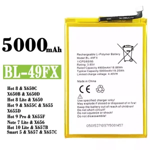 Batteri BL-49FX til Infinix Hot 8 /Hot 8 Lite / Hot 9 / Hot 9 Pro / Note 7 Lite / Hot 10 Lite / Smart 5
