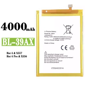 Batteri BL-39AX til Infinix Hot 4 /Hot 4 Pro