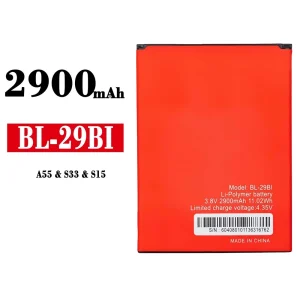 Batteri BL-29BI til ITEL A55 / S33 / S15