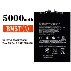 Batteri BM5T til Xiaomi Mi 13T / Poco X6 Pro