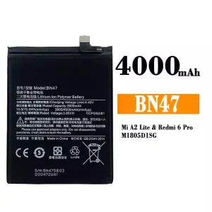 Batteri BN47 til Xiaomi Mi A2 Lite / Redmi 6 Pro