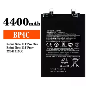 Batteri BP4C til Xiaomi Redmi Note 11T Pro Plus / Redmi Note 11T Pro+