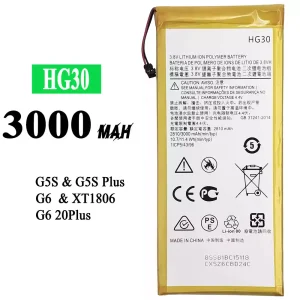 Batteri HG30 til Motorola Moto G5S / G5S Plus / G6