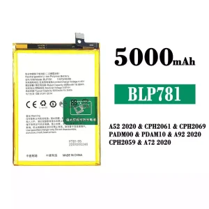Batteri BLP781 til OPPO A52 2020 / A72 2020 / A92 2020