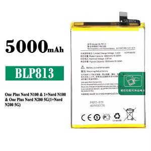 Batteri BLP813 til OnePlus Nord N100 / Nord N200