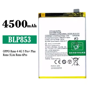 Batteri BLP853 til OPPO Reno 4 / Reno 5 Pro Plus / Reno 5 Lite /Reno 6 Pro