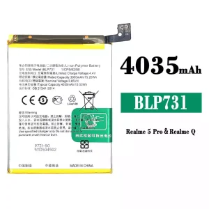 Batteri BLP731 til OPPO Realme 5 Pro /Realme Q