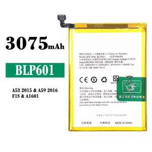 Batteri BLP601 til OPPO A53 2015/A59 2016/F1S