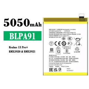 Batteri BLPA91 til OPPO Realme 13 Pro Plus