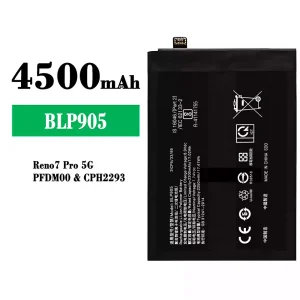 Batteri BLP905 til OPPO Reno 7 Pro