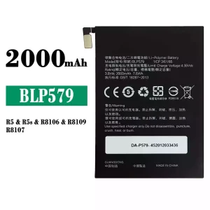 Batteri BLP579 til OPPO R5/R5s