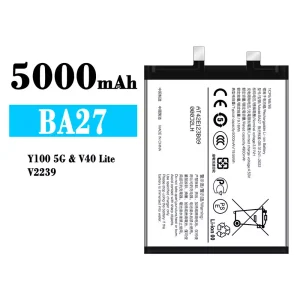 Batteri BA27 til VIVO Y100 5G/V40 Lite