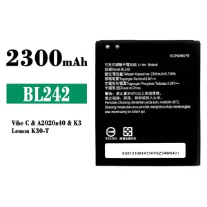 Batteri BL242 til Lenovo Vibe C / K3 / Lemon K30-T