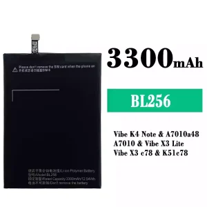 Batteri BL256 til Lenovo Vibe K4 Note / Vibe X3 Lite