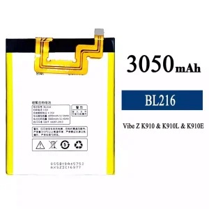 Batteri BL216 til Lenovo VIBE Z K910/K910L/K910E