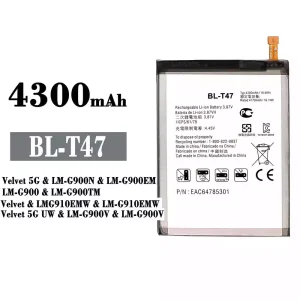 Batteri BL-T47 til LG Velvet 5G