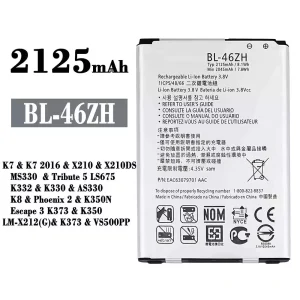 Batteri BL-46ZH til LG K7 2016 / K8 / Phoenix 2