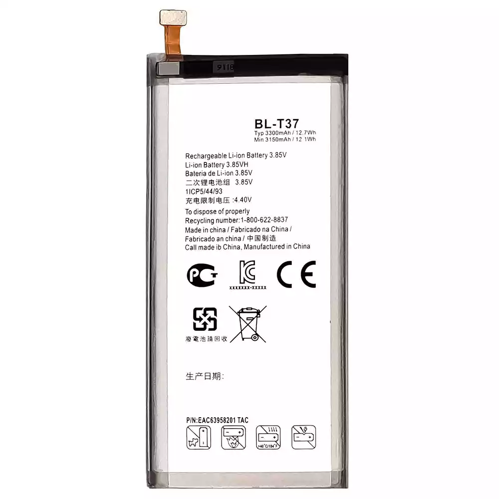 Batteri BL-T37 til LG V40 ThinQ / Q8 2018 / Q Stylo 4 / Stylo 4 Plus - Billede 4