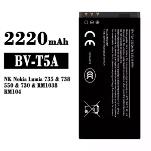 Batteri BV-T5A til Nokia Lumia 735/738/550/730
