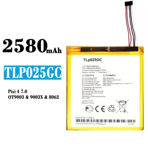 Batteri TLP025GC til Alcatel pixi 4 7.0