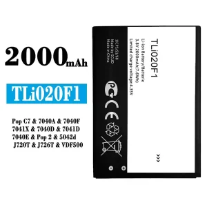 Batteri TLi020F1 til Alcatel Pop C7 / Pop 2